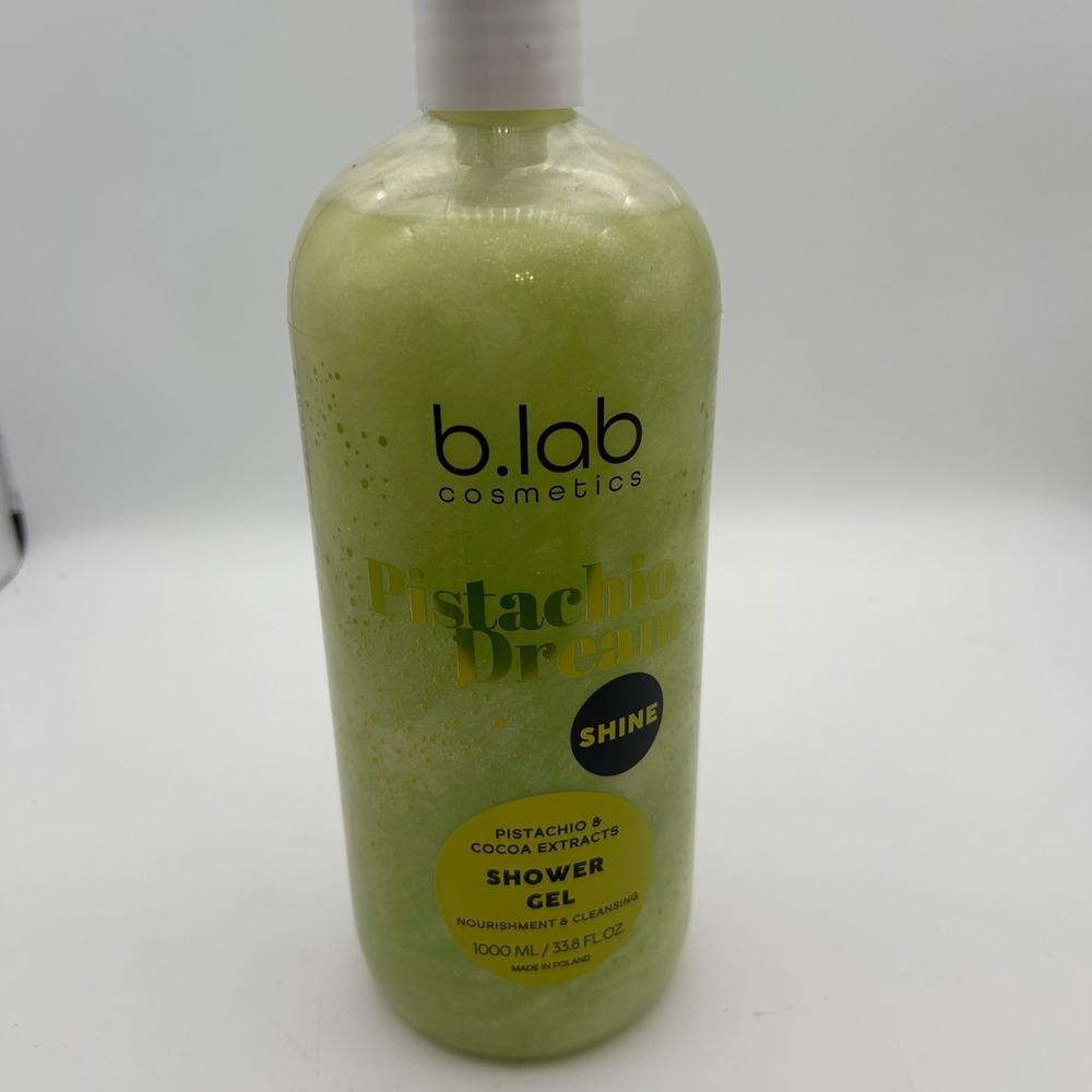 b.lab cosmetics Pistachio Dream Shine Shower Gel 1000ml 33.8oz Vegan Poland